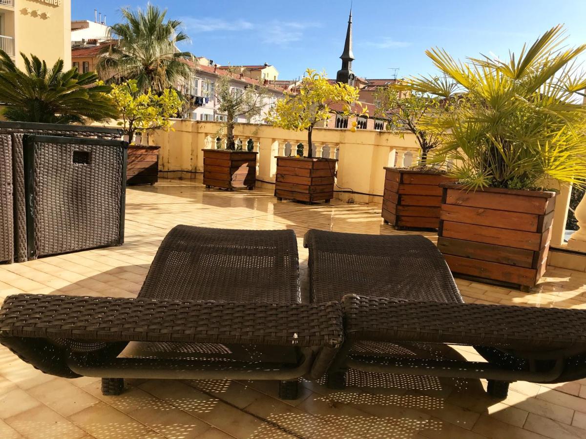Appartement Terrasse Dans Palace Belle Epoque Menton Eksteriør bilde