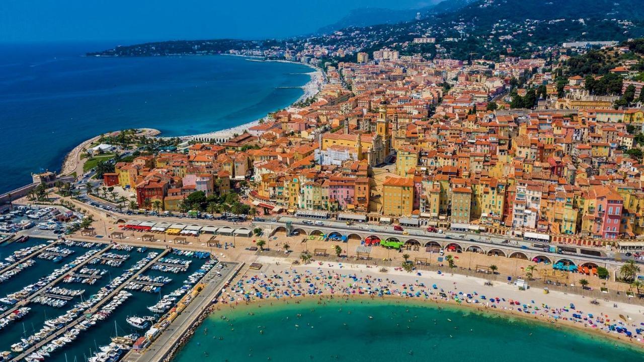 Appartement Terrasse Dans Palace Belle Epoque Menton Eksteriør bilde